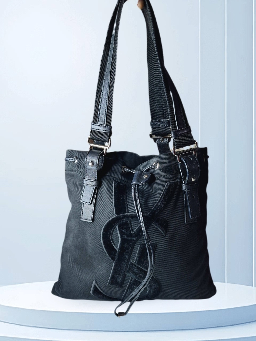 YSL Kahala Canvas Tote